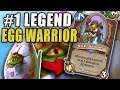 Getting Number One LEGEND with Egg Warrior | Standard | Hearthstone | Egg Warrior Guide