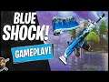 New BLUE SHOCK Animated Wrap Gameplay! Before You Buy (Fortnite Battle Royale)