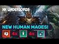 NEW HUMAN MAGE! Human Dragon 6 Mage Combo! | Dota Underlords