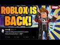 ROBLOX IS COMING BACK (WHEN WILL ROBLOX BE BACK UP) When is roblox gonna be Fixed