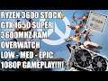 Ryzen 3600 + GTX 1650 Super - Overwatch 1080p Gameplay Low, Medium + Epic Settings