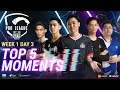 🔥 Top 5 Epic Moment Week 1 Day 3 | PMPL MY/SG S3 🏆
