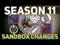 Upcoming Season 11 Sandbox Changes (Archetype Buffs, Perk Reworks, & Returning Weapons) | Destiny 2