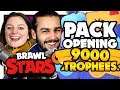 9000 TROPHÉES SUR BRAWL STARS ! | PACK OPENING BRAWL STARS FR