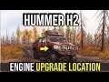 Engine Upgrade Location Hummer H2 in Snow*Runner