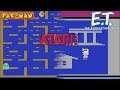 Let's Play Pacman + ET Atari 2600 - Clunkiness x2600