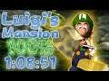 Luigi's Mansion 100% Speedrun in 1:08:51