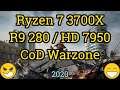 Ryzen 7 3700X + Radeon R9 280 / HD 7950 = CALL OF DUTY WARZONE