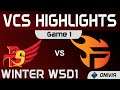 SKY vs TF Highlights Game 1 VCS Winter Split 2021 Burst The Sky vs Team Flash by Onivia