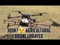 Agricultural drone spayer show