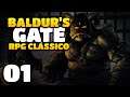 BALDUR'S GATE - O INÍCIO DE GAMEPLAY em Português PT-BR