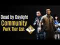 Dead by Daylight - Community Survivor Perk Tier List (Part 2)