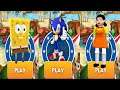 Sonic Dash vs Spongebob Sponge On The Run vs Squid Game Runner Android Gameplay