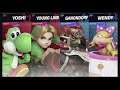 Super Smash Bros Ultimate Amiibo Fights – Request #15676 Yoshi & Young Link vs Ganondorf & Wendy