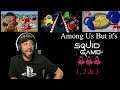 Among Us But It's Squid Game 1, 2 And 3 (Reaction) | Flash In Rahul