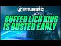 Buffed Lich King is Busted Early | Dogdog Hearthstone Battlegrounds