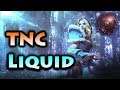 CRYSTAL MAIDEN WITH THE RIGHT CLICK DEFEND AGAINST MEGAS ! LIQUID VS TNC - TI9 DOTA 2 DAY 4
