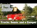 FS19 - Mod Spotlight #110 - Trucks, Semis, and a Camper!