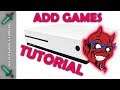 How can you add games to the X-Game Xbox One Clone from china ?
