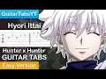 Hunter x Hunter ED 5 - Hyori Ittai Guitar Tutorial [TABS] (Easy)