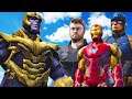 Iron Man & Captain America & Thor vs THANOS - Endgame Battle