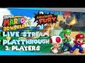 Super Mario 3D World + Bowsers Fury Live Stream Playthrough (2 Players) part 1
