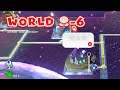 Super Mario 3D World Switch World Flower 6 (11-6) stars and exit goal post - 3D World Bowser's Fury