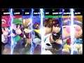 Super Smash Bros Ultimate Amiibo Fights   Request #4933 4 team battle at Big Battlefield