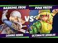 S@X 420 Losers Semis - Barking_Frog (Sheik, Steve) Vs. Pink Fresh (Min Min) Smash Ultimate - SSBU