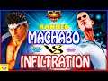 『スト5』 まちゃぼ（リュウ）対 潜入（ファン）｜ Machabo (Ryu) VS  Infiltration(F.A.N.G)『SFV』🔥FGC🔥