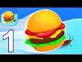 Burger Rush - Gameplay Part 1 All Levels 1-7 (Android, iOS)