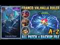 ▶️ FRANCO VALHALLA RULER SKIN SCRIPT NO PASSWORD | ABC FILE + AUDIO | FRANCO CUSTOMIZED SKIN SCRIPT