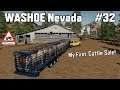 WASHOE Nevada, #32, My First Cattle Sale! Farming Simulator 19, PS4, Let's Play.