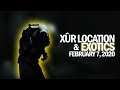 Xur Location & Exotics 2-7-20 / February 7, 2020 [Destiny 2]