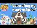 house exterior build + scanning Sanrio Amiibos! *live* (Animal Crossing: New Horizons)