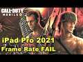 iPad Pro 2021 M1 FAIL in Call of Duty Mobile NO ULTRA FRAME RATE FPS - iPad Pro 2020 is the WINNER