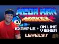 Mega Man Maker | Online Viewer Levels + Example Levels! [LIVESTREAM]