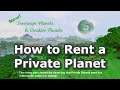 New! How to rent a WHOLE planet in Boundless