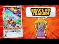 REACT! do anúncio de Paper Mario the Origame King para Nintendo Switch