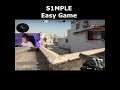 S1MPLE easy game #shorts