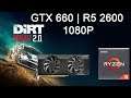 Dirt Rally 2.0 - GTX 660 2Gb | R5 2600 | 1080P