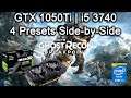 Ghost Recon Breakpoint - GTX 1050ti | i5 3470 | 4 Presets Side-by-Side 1080p