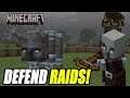 How To Defend A Village Against A Pillager Raid (Minecraft 1.14)