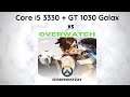 Intel Core i5 3330(Lga 1155) e GT 1030 GALAX GDDR5 jogando Overwatch