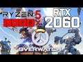Overwatch on Ryzen 5 3600x + RTX 2060 1080p benchmarks!