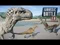 SUCHOMIMUS vs INDOMINUS REX vs SPINORAPTOR - Jurassic Battle 2.0 | Halbfinale 1