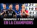 INTER Y JUVENTUS CELEBRAN, MILAN Y ATALANTA PIERDEN I Análisis CHAMPIONS LEAGUE