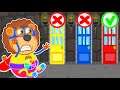 Lion Family 🚪 "No No" Don't Open the Wrong Door #2 | Cartoon for Kids