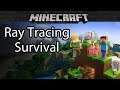 Minecraft Ray Tracing Survival Gameplay Part 1: Reflections, Caves & Birch Forest