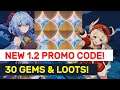 NEW 1.2 Ganyu Promo Code! 30 Free Gems & Loots! More Domain Loots! | Genshin Impact